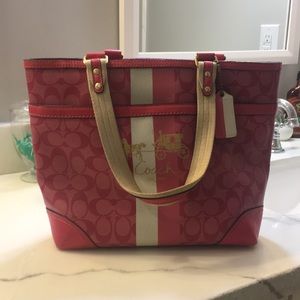 Adorable Pink Coach Purse!